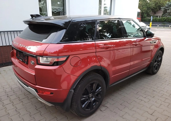 Land Rover Range Rover Evoque cena 84900 przebieg: 92135, rok produkcji 2017 z Pruszcz Gdański małe 631